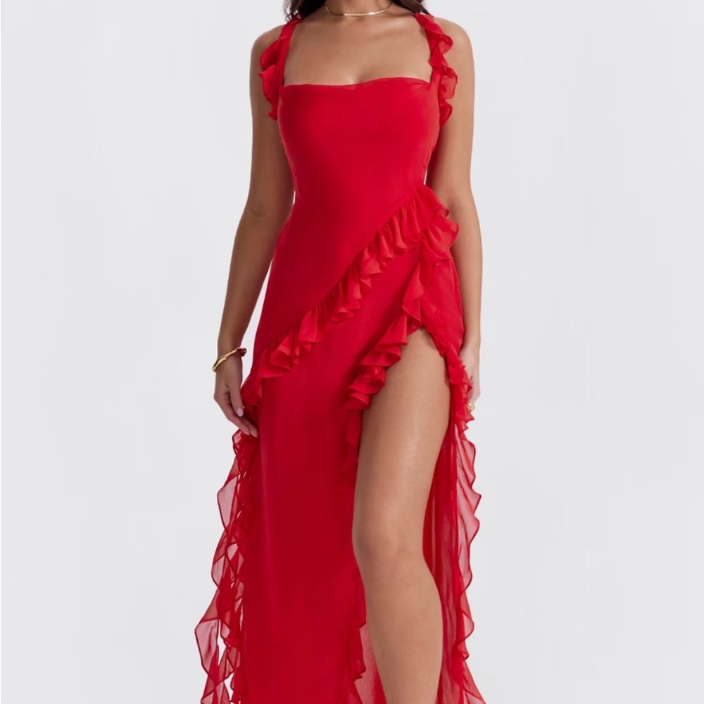 House of Cb red maxi dress
